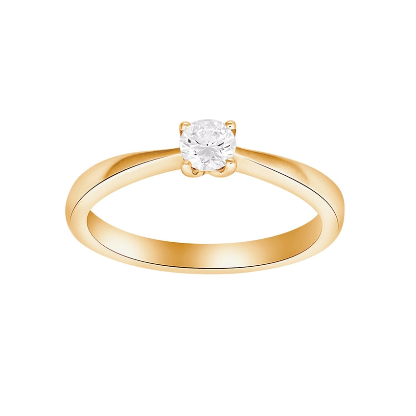 Siersbøl Heart prinsessering i guld fra 0,05-0,25 ct.