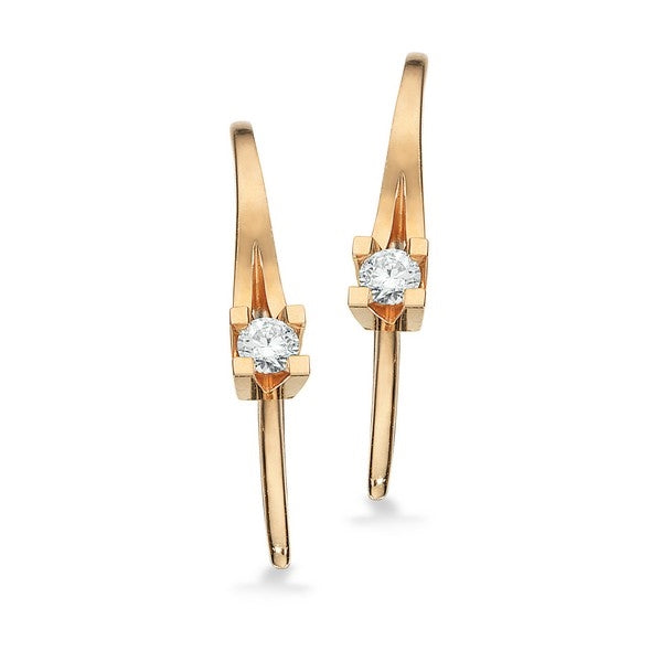 Kleopatra Diamant øreringe i 14 kt guld