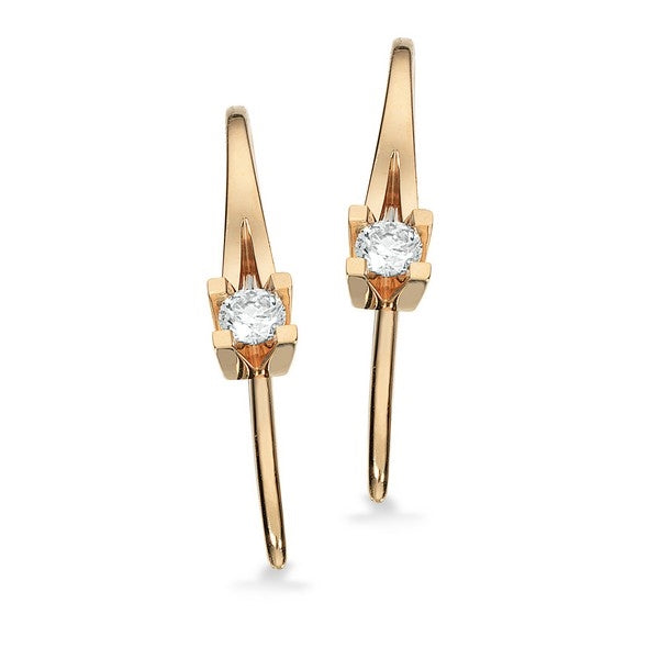 Kleopatra Diamant øreringe i 14 kt guld