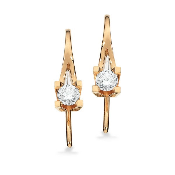Kleopatra Diamant øreringe i 14 kt guld