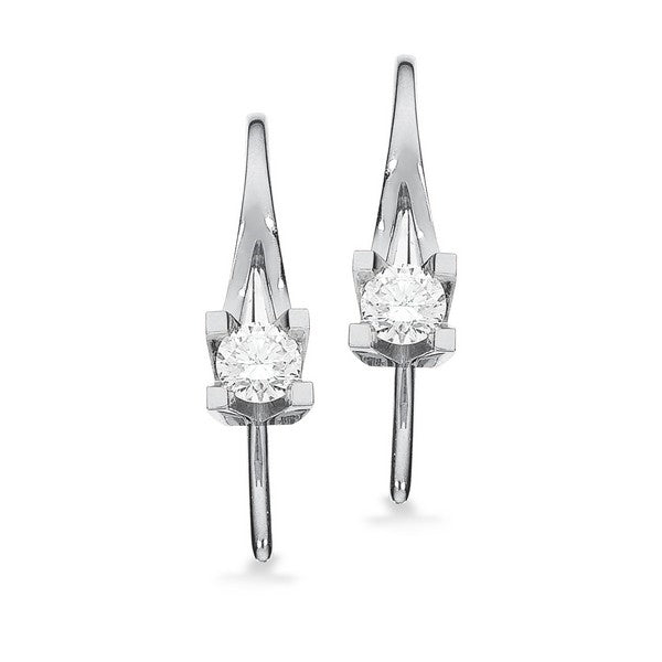 Kleopatra Diamant øreringe 14 kt hvidguld