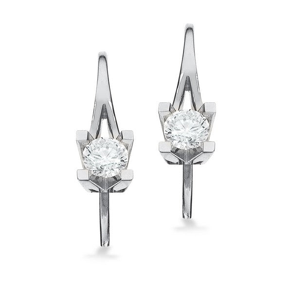Kleopatra Diamant øreringe 14 kt hvidguld