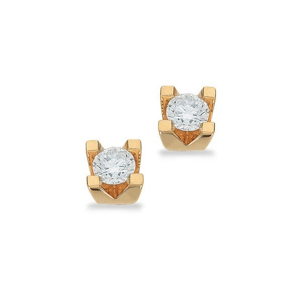 Kleopatra Ørestikker i 14 kt. guld med 0,10ct.-0,50ct. diamanter