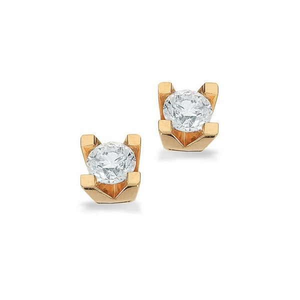 Kleopatra Ørestikker i 14 kt. guld med 0,10ct.-0,50ct. diamanter