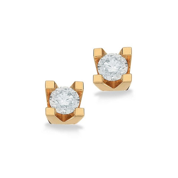 Kleopatra Ørestikker i 14 kt. guld med 0,10ct.-0,50ct. diamanter