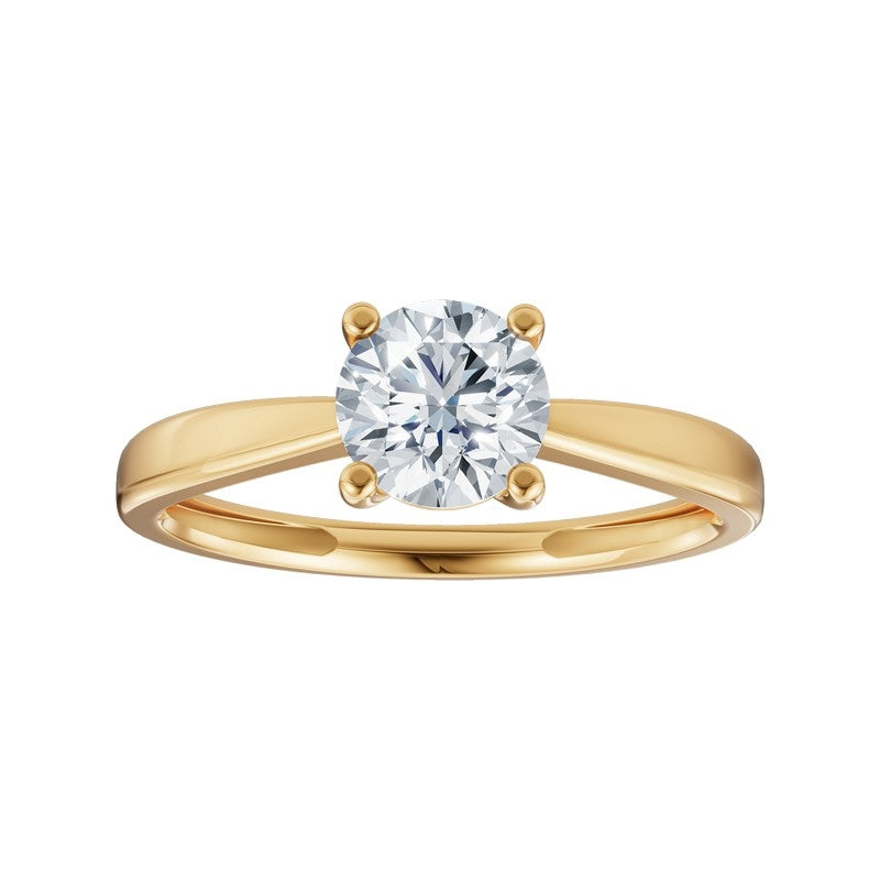 LUXURY Ring i 14 kt guld med lab-grown diamant 0,25-1,0 ct