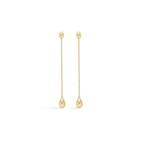 Dangling Ellipse øreringe i 14 kt guld Mads Z 1510029