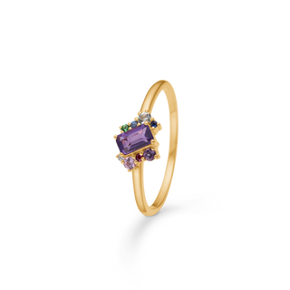 Four Seasons Summer Petite ring i 14 kt. guld, Mads Z