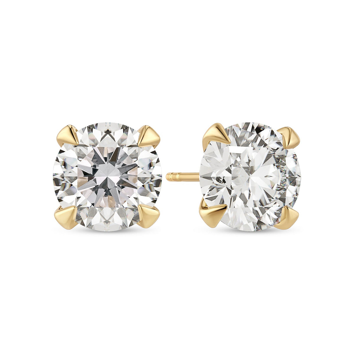 Sif Jakobs Venice solitaire øreringe 3,00 ct i 14 kt guld med lab-grown diamanter