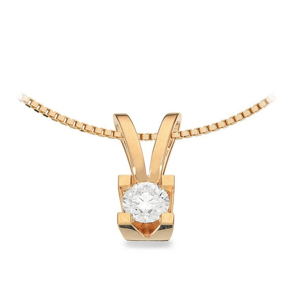 Kleopatra Vedhæng i 14 kt. guld 0,05ct.-0,50ct. diamant