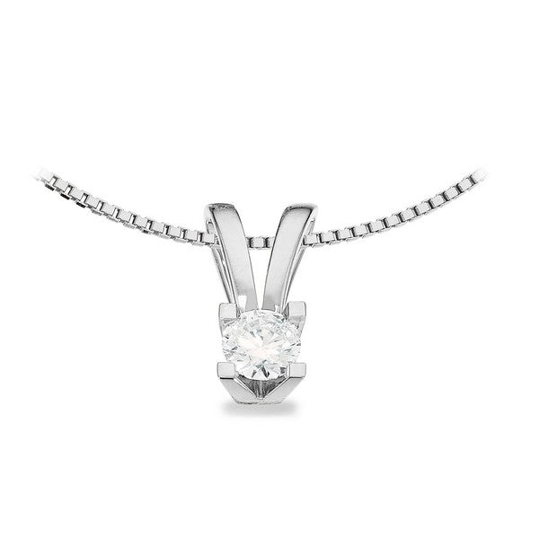 Kleopatra Vedhæng i 14 kt. hvidguld 0,05ct.-0,50ct. diamant