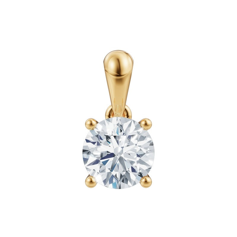 LUXURY Vedhæng i 14 kt guld med lab-grown diamant 0,25-1,0 ct