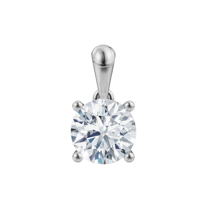 Siersbøl Luxury diamantvedhænget i 14 karat hvidguld