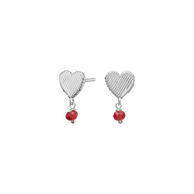 Nordahl Jewellery Hjerteørestikkere i sølv BRODERIE52