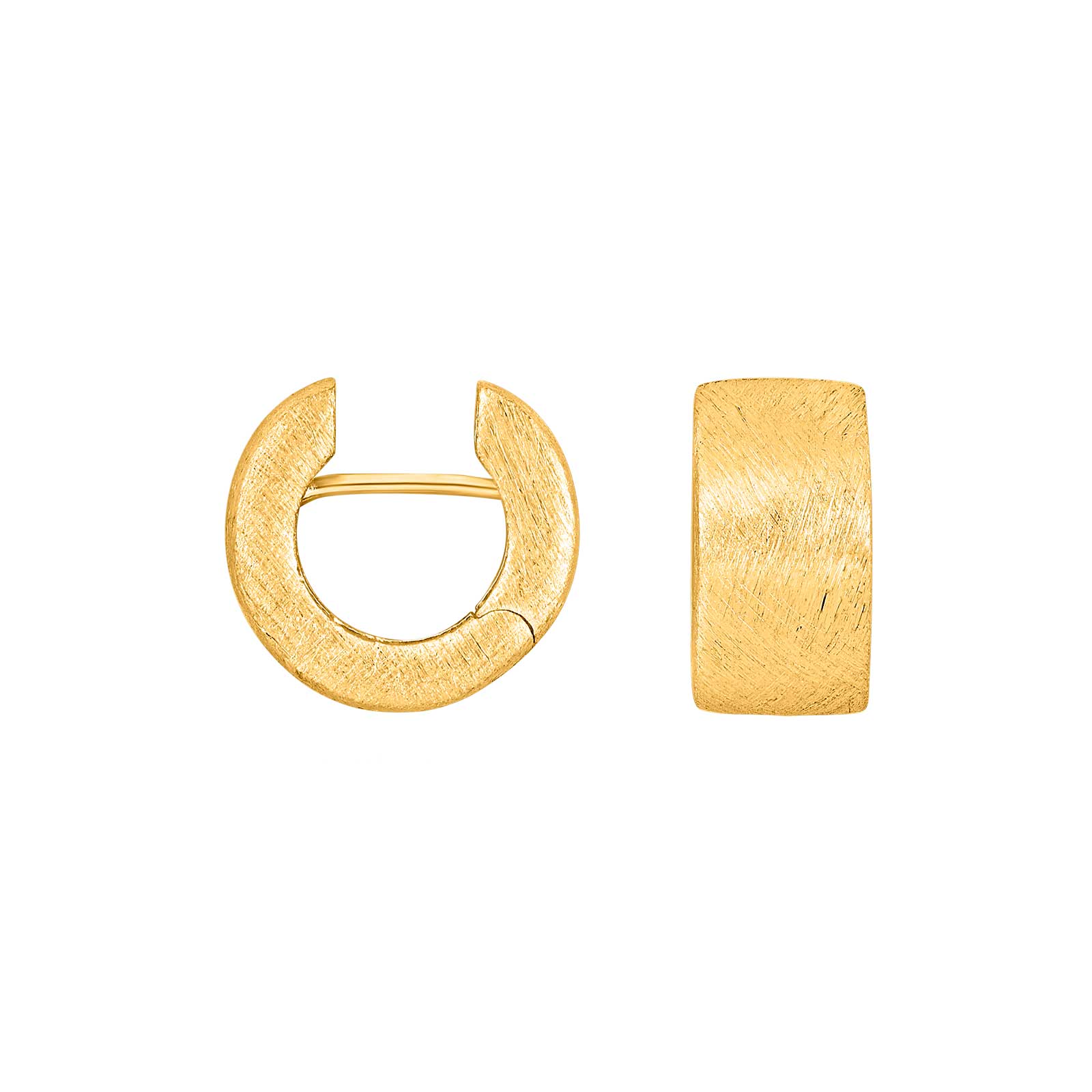Heide Heinzendorff Mila system-creoler i forgyldt sølv 15x8 mm.