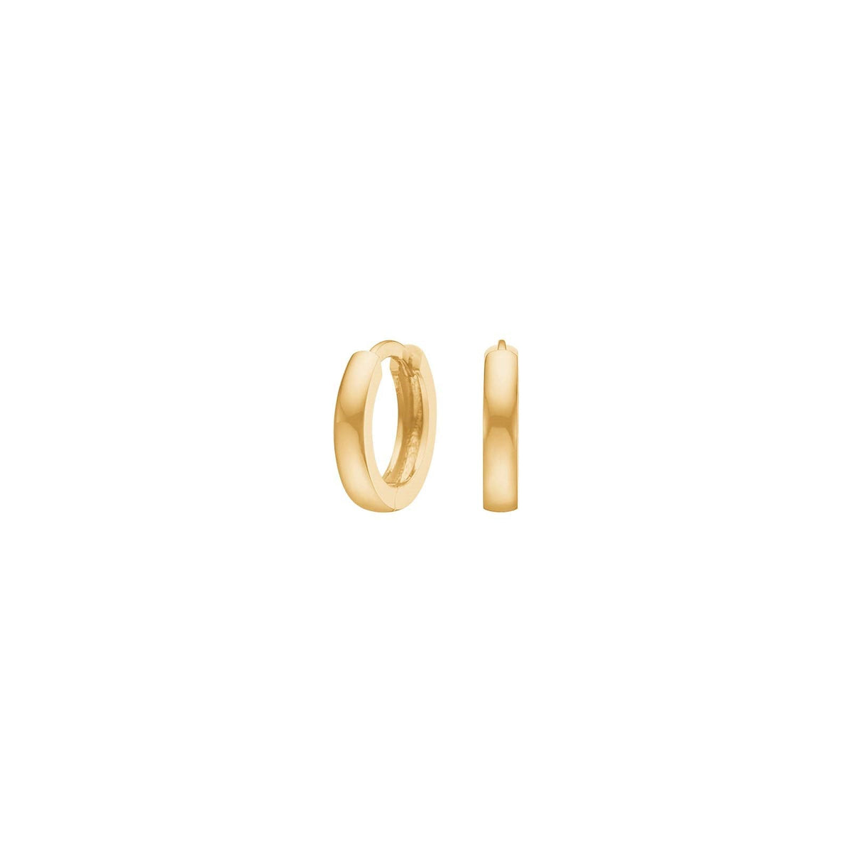 Siersbøl - Guld creoler Ø15 i 8-14kt. guld