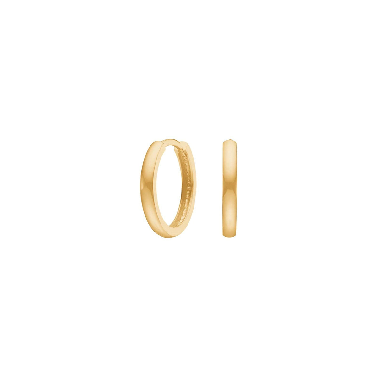 Siersbøl - Guld creoler Ø14 i 8-14kt. guld