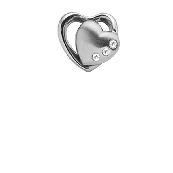 Christina Collect sølv charm - Hearts to tone