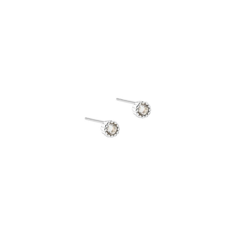 Aqua Dulce - Lumi Small Earstud i sterlingsølv