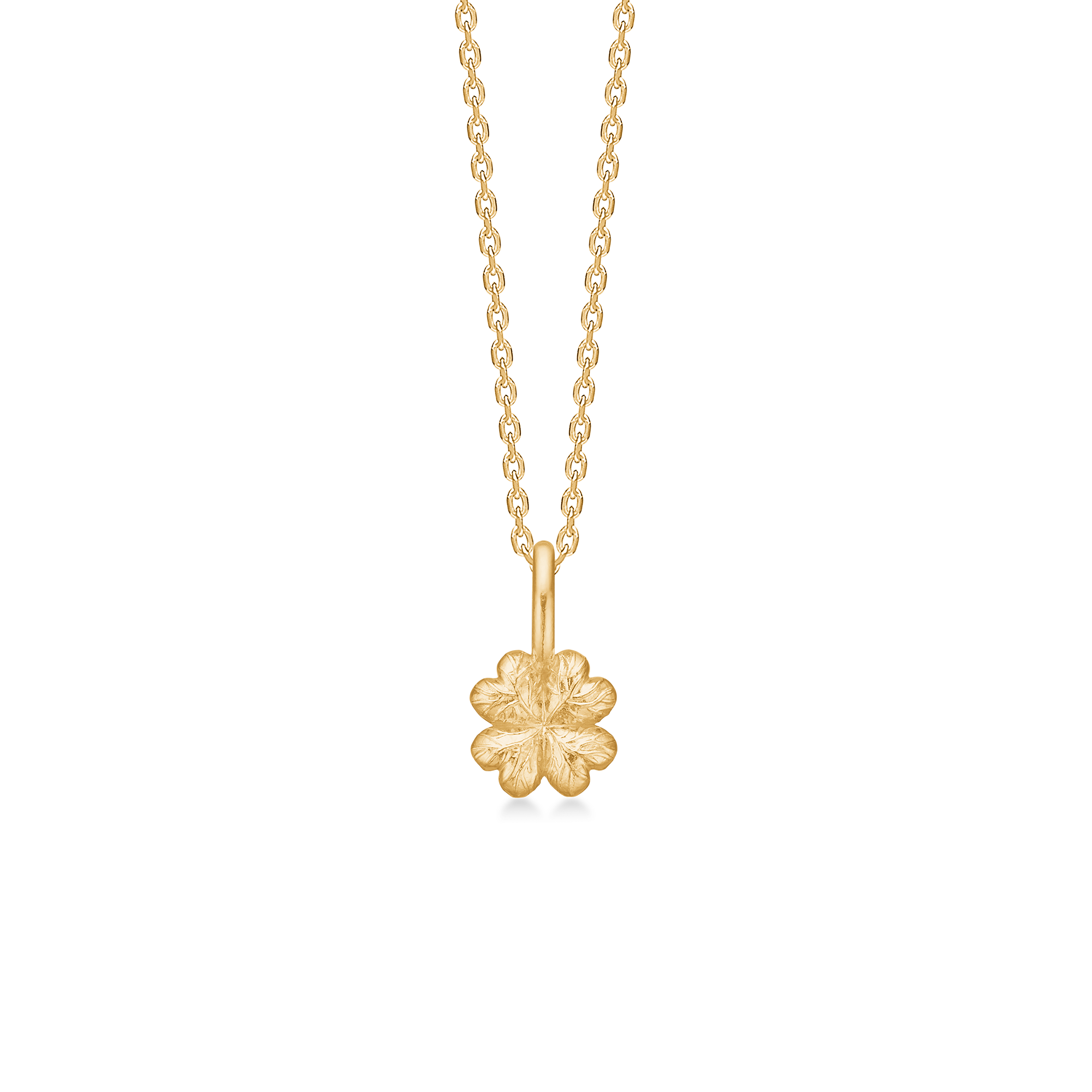 Serene Clover halskæde i forgyldt sølv, Studio Z