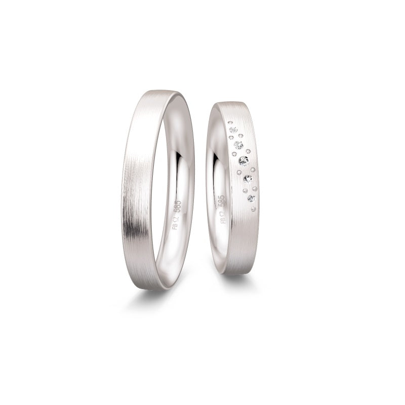 Breuning Renaissance hvidguld 5 diamanter 0,037 ct