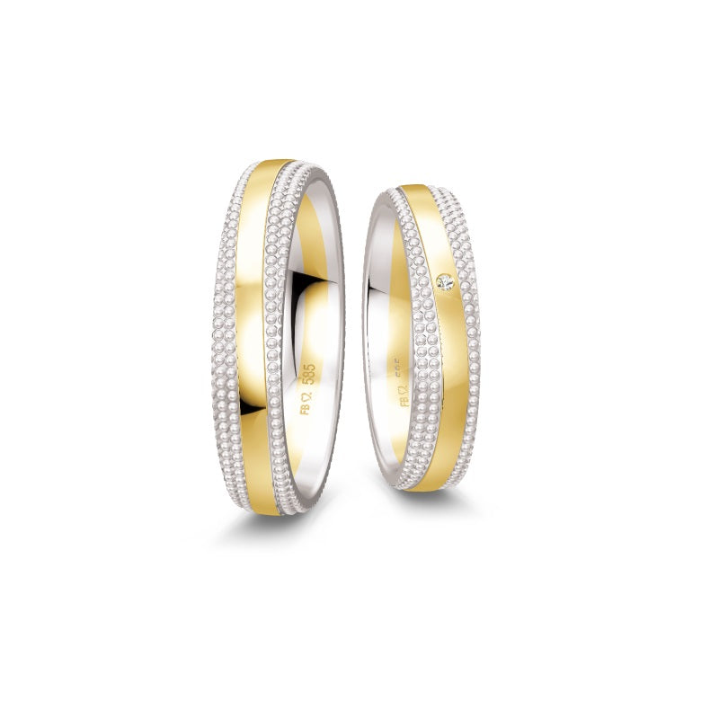 Breuning Renaissance tofarvet 1 diamant 0,01 ct