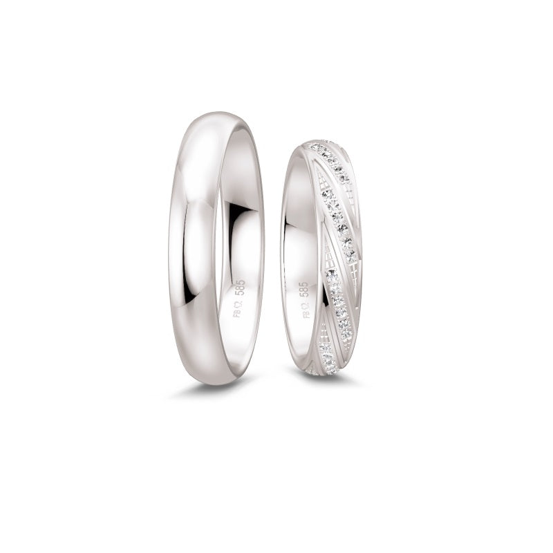 Breuning Renaissance hvidguld 54 diamanter 0,297 ct