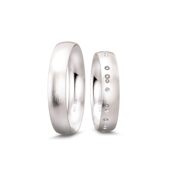 Breuning Renaissance hvidguld 9 diamanter 0,075 ct