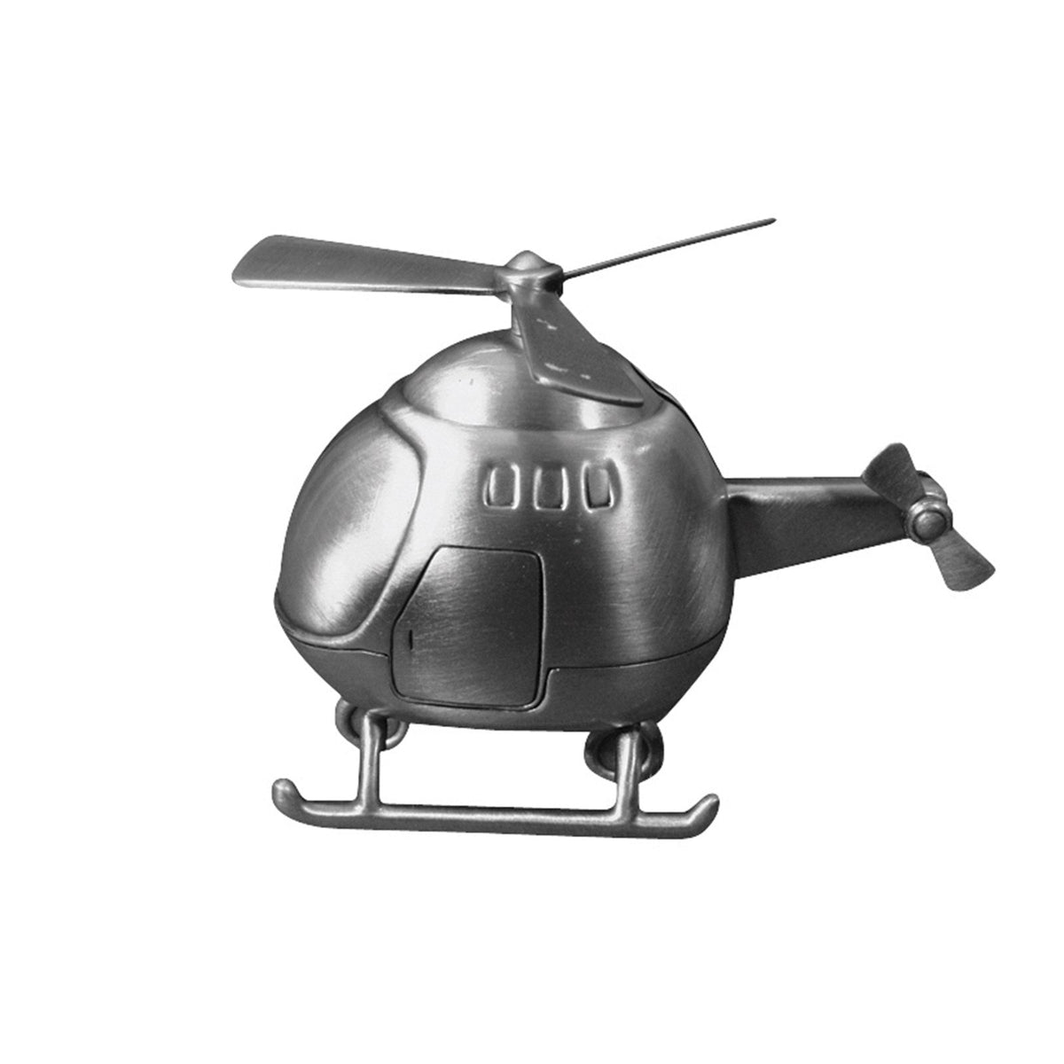 Nordahl Andersen helikopter sparebøsse i fortinnet metal