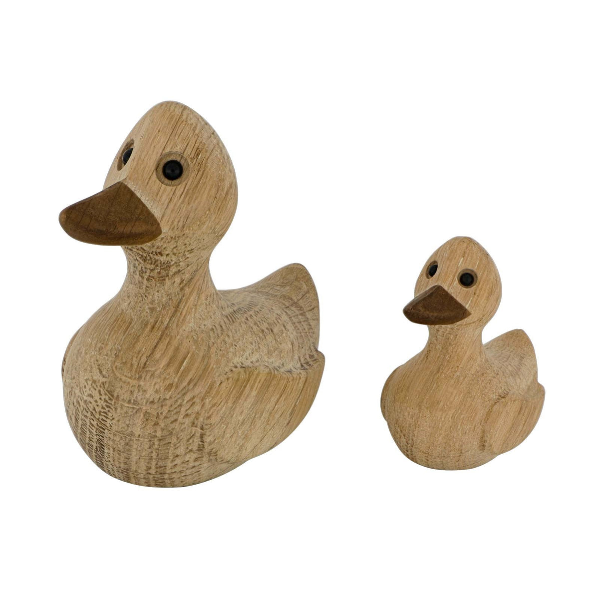 Nordahl Andersen træfigurer med and og ælling