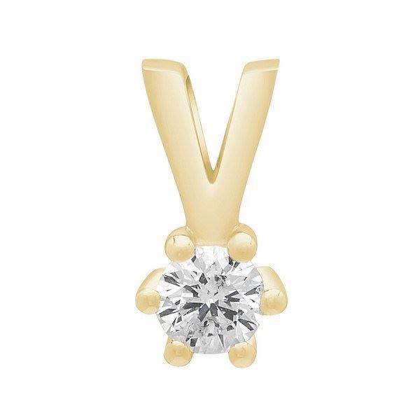 Afrodite - Diamantvedhæng i 14 kt. guld med 0,03 - 0,15 ct