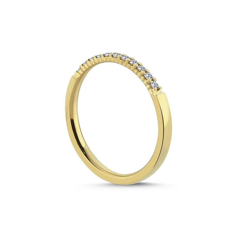 Diamantring i 14 kt. guld m 0,16ct brillant A2471 2