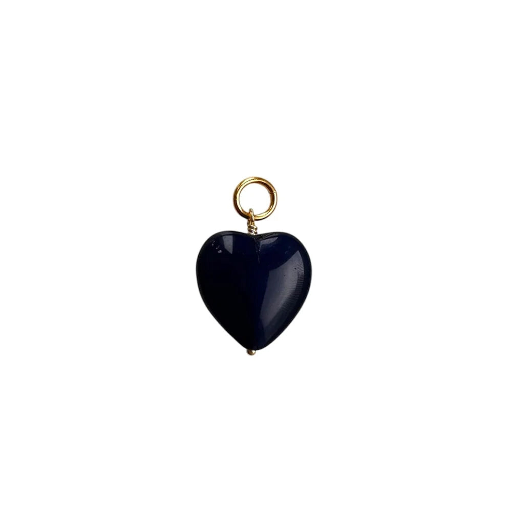 French Grande Heart Vedhæng i Midnight fra Pico