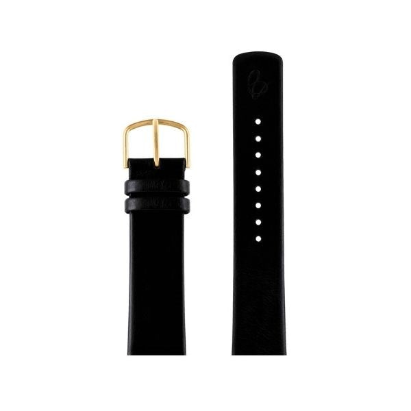 Arne Jacobsen Læder urrem - Sort