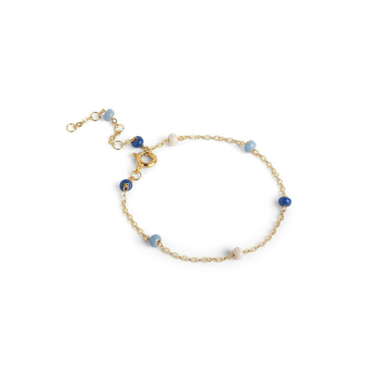Lola Bold Marine armbånd i forgyldt sølv af Enamel