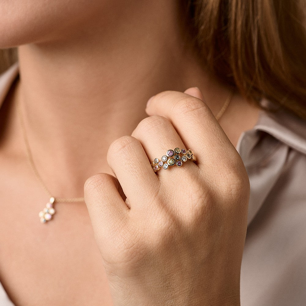 Bubbles-ringen fra Nuran er en farverig og legende ring