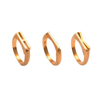 Heiring bogstav ring Initials 52-4-0-Ring