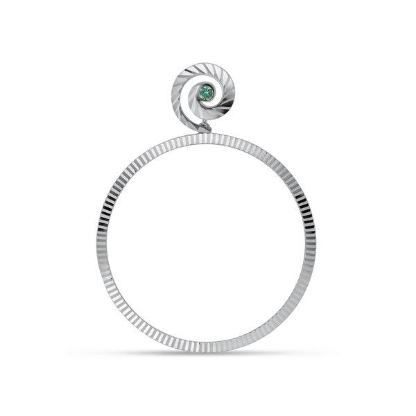 Impression Hoop i sølv af Jane Kønig IH01HOL2000-S