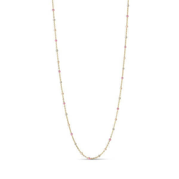 Enamel - LOLA TROPICAL halskæde 18kt forgyldt sølv N55G
