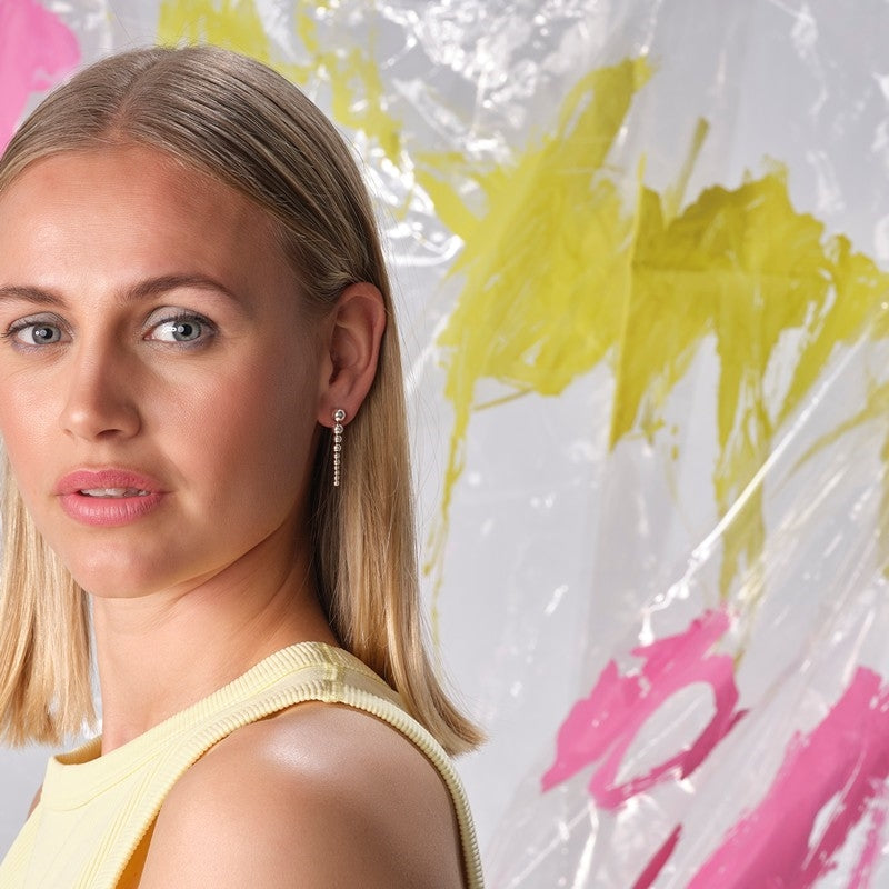 Nordahl Jewellery - MAMBO52 ørestikker i sølv m. kugler