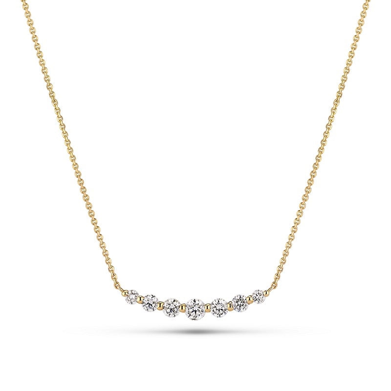 Sif Jakobs - Tiara Diamant halskæde i 14 kt guld m. 0,46 ct