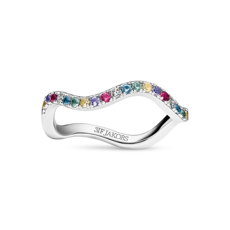Sif Jakobs Ellera Waves ring i sølv SJ-R3869-XCZ