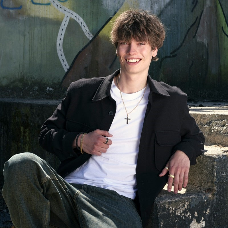 Klassisk signetring til mænd i 8 karat guld fra Son of Noa