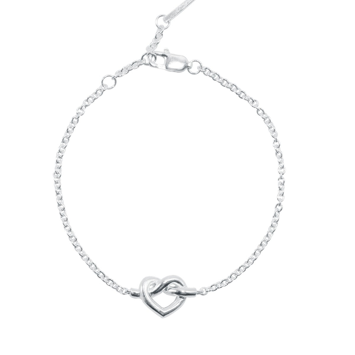 Jane Kønig - Tied Heart armbånd i sølv