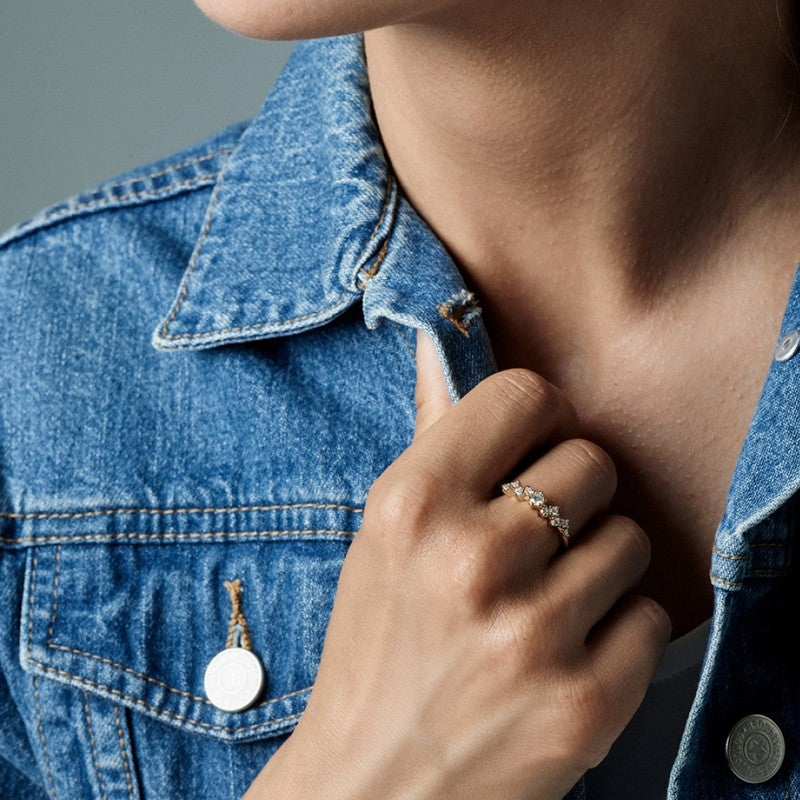 Twinkle diamant ring i 14 kt guld | A2122