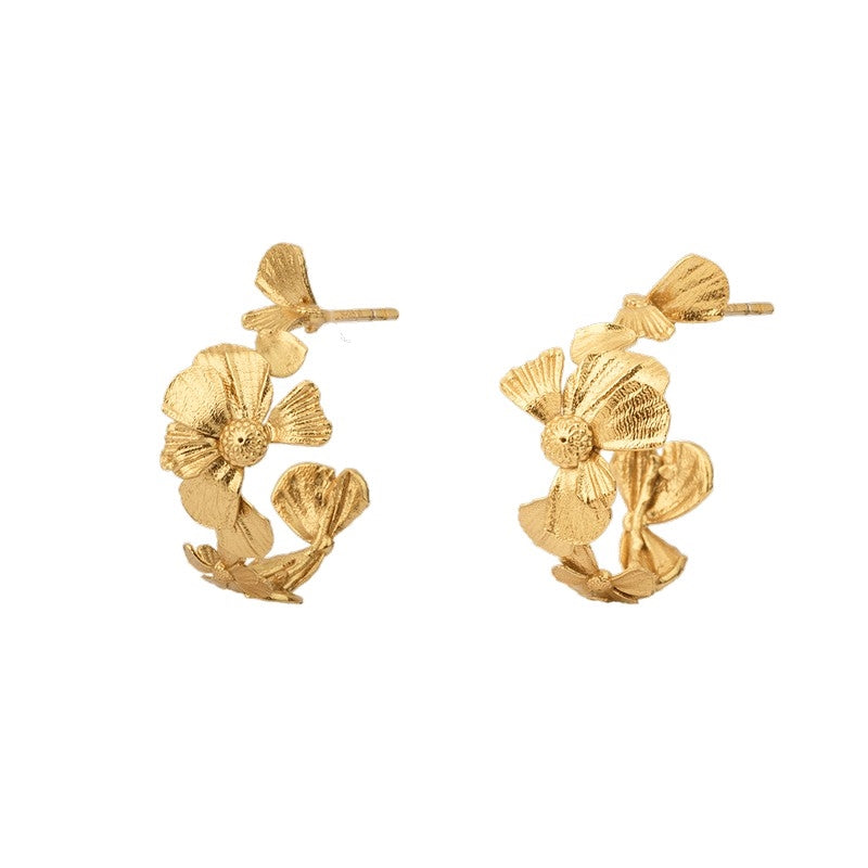 Wildflower Hoops fra House of Vincent VJ192-UEG