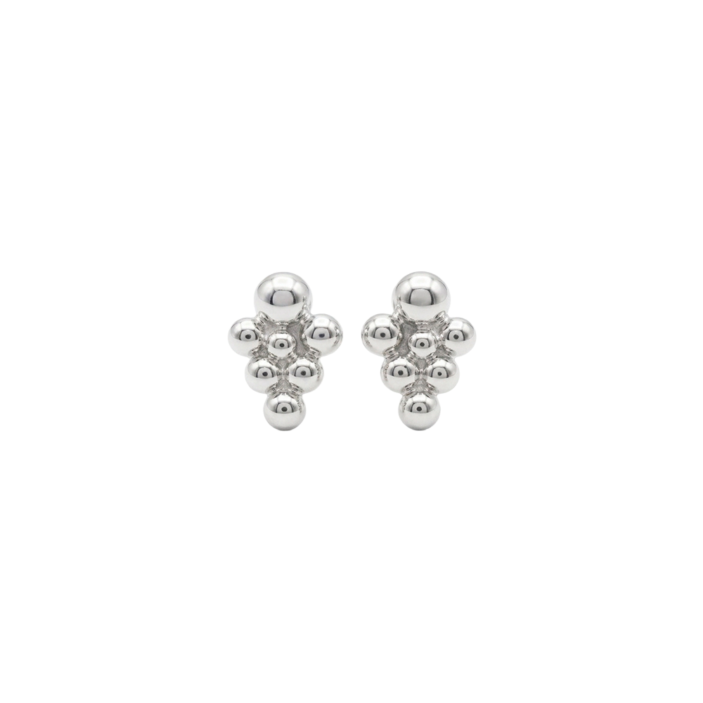 Christina Bubbles øreringe i sølv 11x8 mm