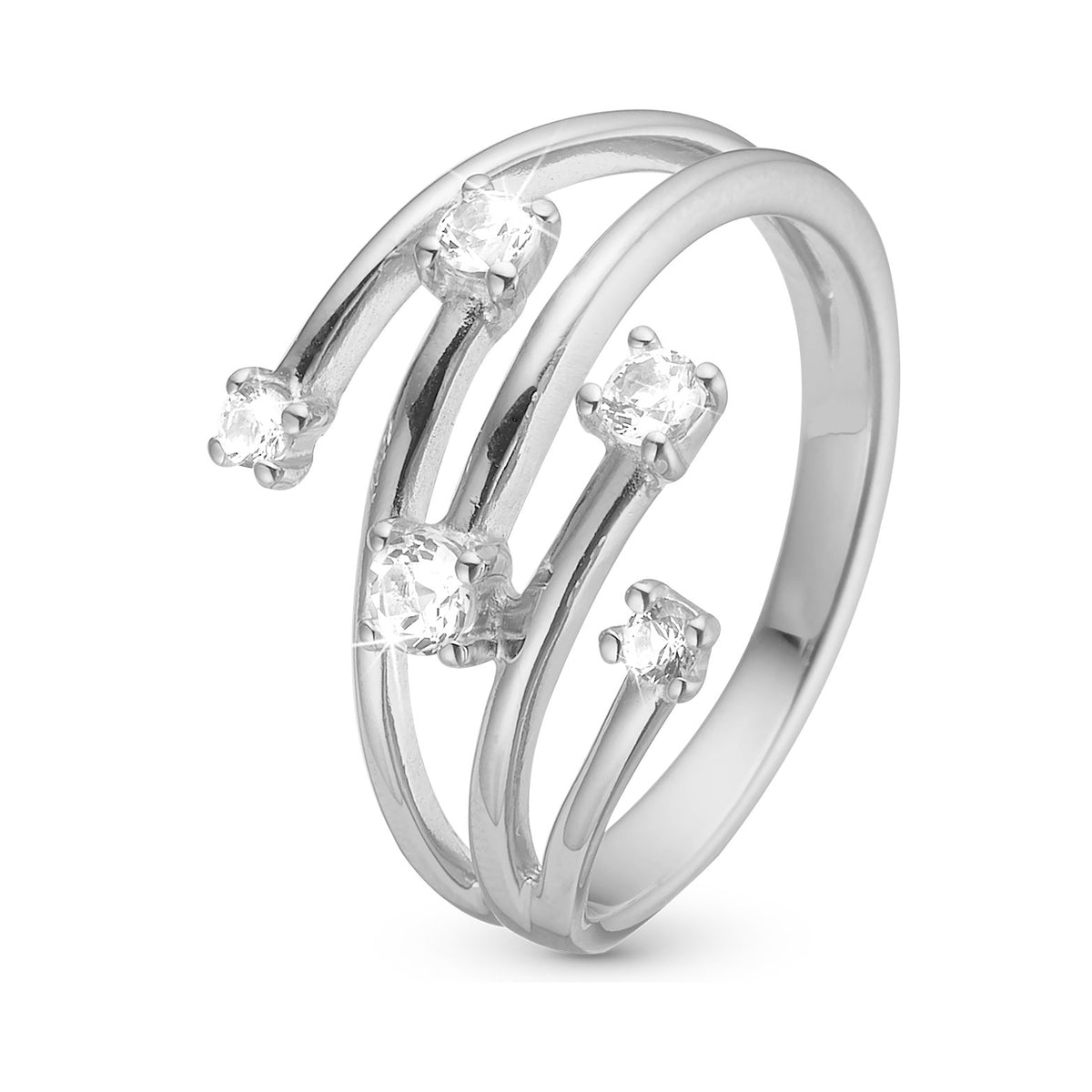 Christina Your Choice ring i sølv med topas