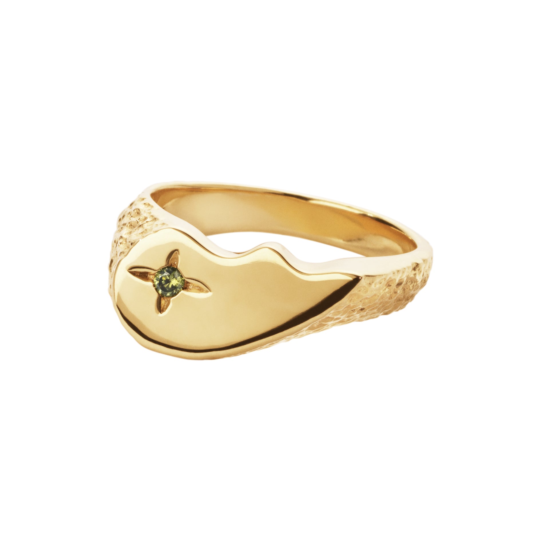 Camille Brinch Shiny BFF Sparkly Ring forgyldt