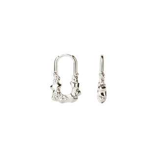 Camille Brinch Lumina Contrast Earrings i sølv